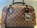 Pre‑owned Louis Vuitton Speedy 25 Damier Ebene Boston Handbag