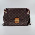 Pre‑owned Louis Vuitton Monogram Olympe Shoulder Crossbody Bag With Turn Lock
