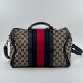 Gucci Vintage Web Boston Bag