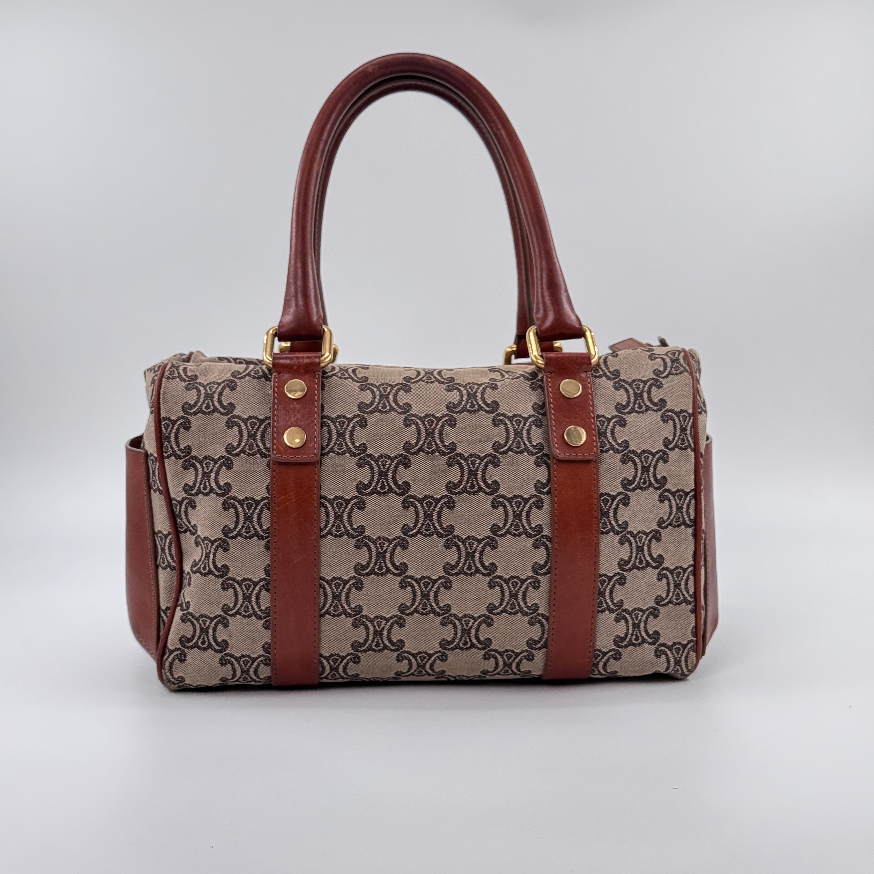 Celine Vintage Triomphe Boston Bag