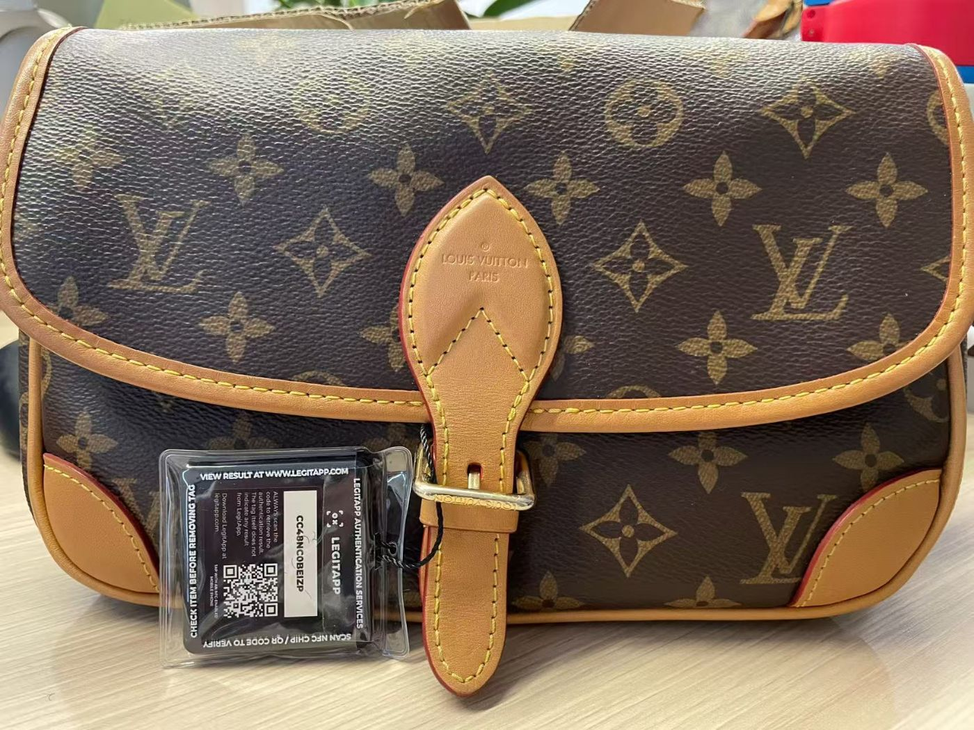 Pre‑owned Louis Vuitton Monogram Vintage Flap Crossbody Messenger Bag
