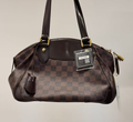 Pre‑owned Louis Vuitton Verona PM Damier Ebene Shoulder Handbag