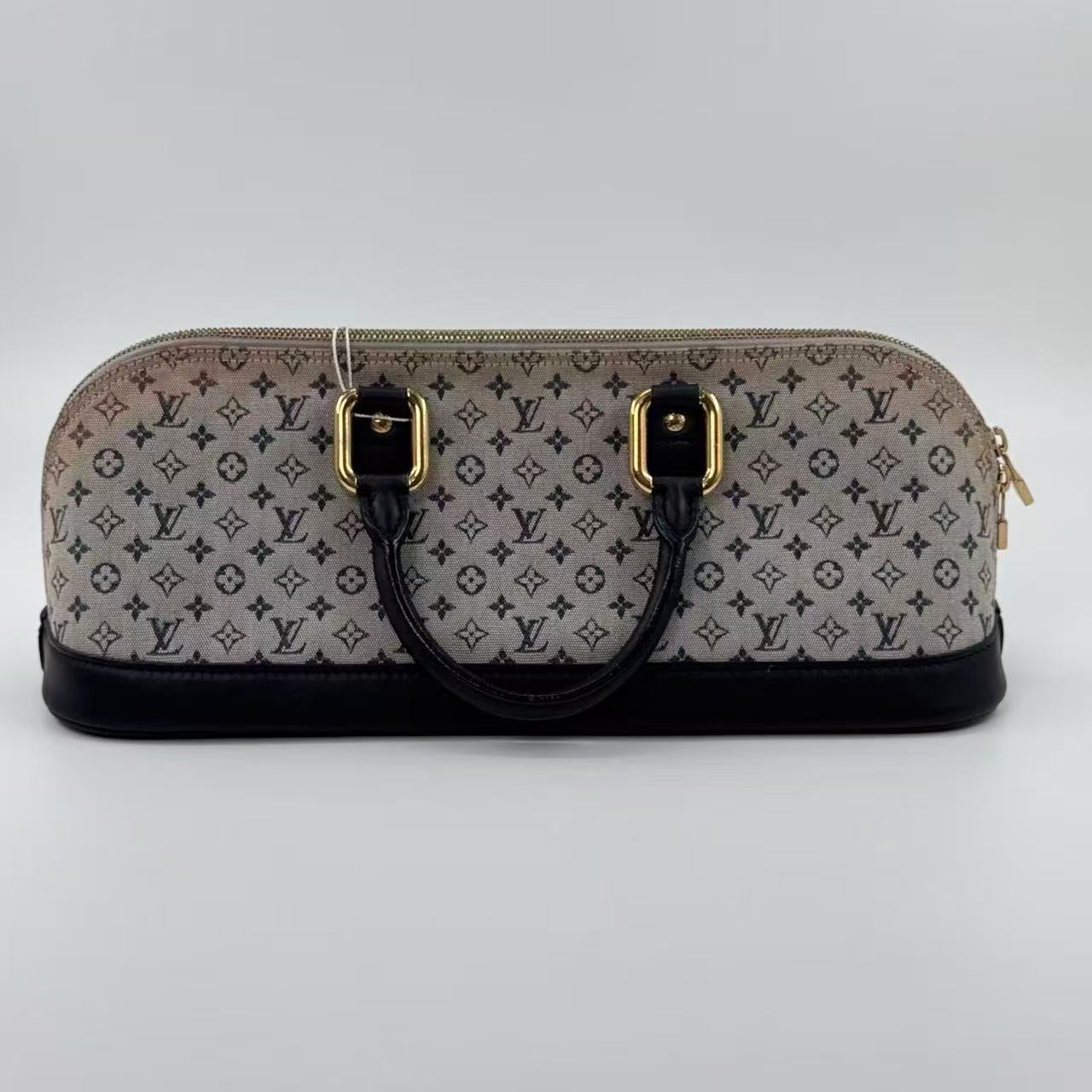 Pre‑owned Louis Vuitton Alma Long Monogram Mini‑Lin Handbag