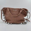 Miu Miu Matelasse Leather Shoulder Bag
