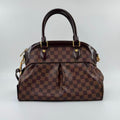 Louis  Vuitton Pleaty Bag Damier Ebebe Canvas Shoulder Bag