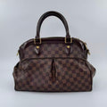 Louis  Vuitton Pleaty Bag Damier Ebebe Canvas Shoulder Bag