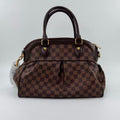 Louis Vuitton Pleaty Bag Damier Ebene Canvas Shoulder Bag