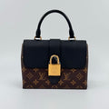 Pre‑owned Louis Vuitton Locky BB Monogram Canvas Top Handle Crossbody Bag