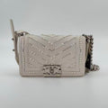 Chanel Boy Flap Pearl Embellished