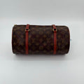 Louis Vuitton Papillon 30 Monogram Barrel Handbag With Pouch