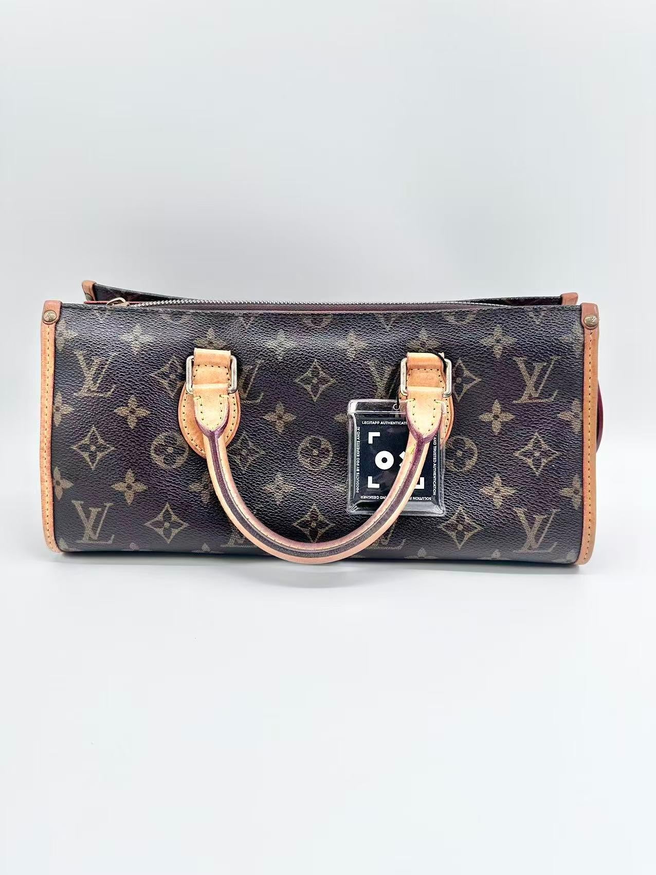 Louis Vuitton pvc Shoulder Bags Popincourt Haut Monogram Handbag